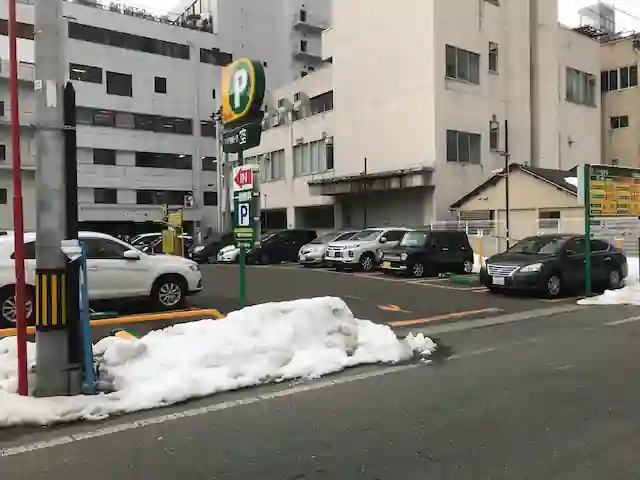 山形市第二公園ちかくの駐車場